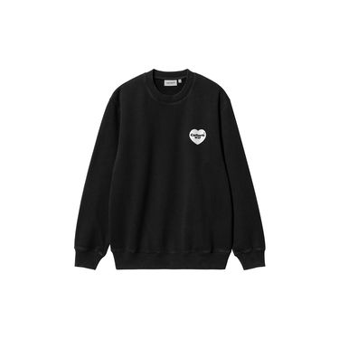 Sweater Carhartt WIP Heart Bandana Crewneck Sort | I033246_0D2_06, 2