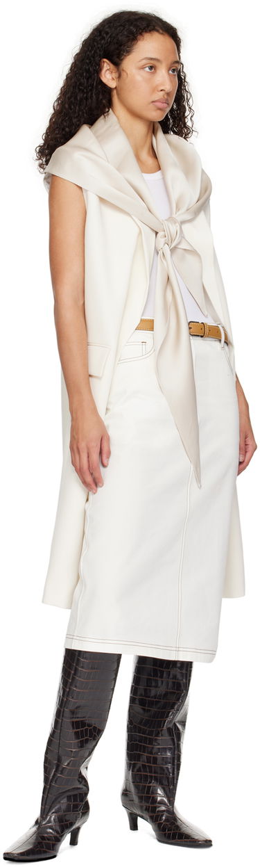 Bælter TOTEME TOTEME Slim Trouser Leather Belt Brun | 233-812-613, 2