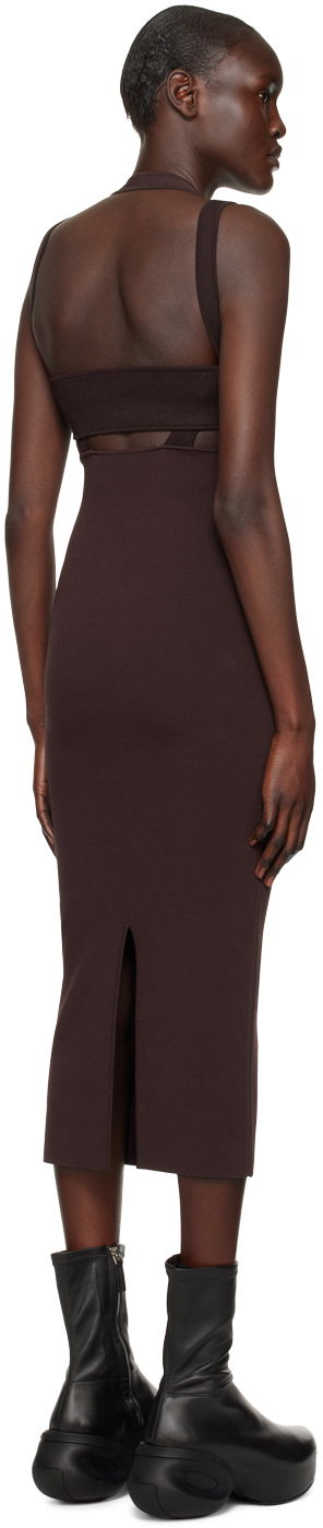 Kjole Dion Lee Dion Lee Interlink Midi Dress Brun | A7668R23, 2