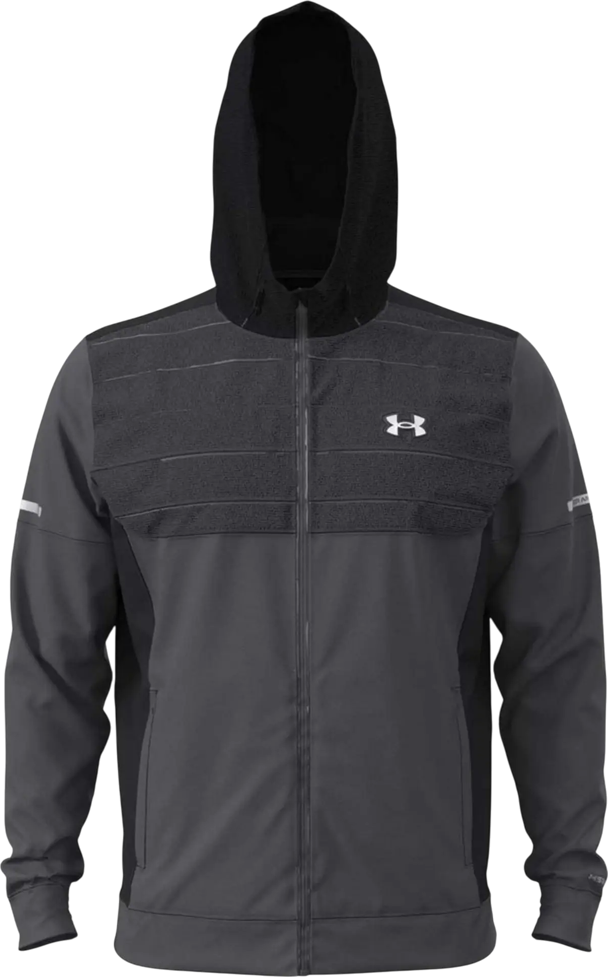 Sweatshirt Under Armour Armour Fleece Hooded Full-Zip Track Top Grå | 6005617-025, 0