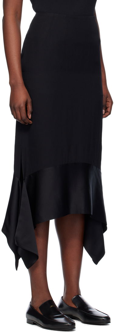 Nederdel TOTEME Asymmetrical Maxi Skirt Sort | 241-WRB1016-FB0020, 1