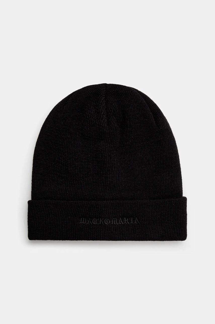 Beanie WACKO MARIA Knit Watch Cap Sort | 24FW.WMA.CP05, 0