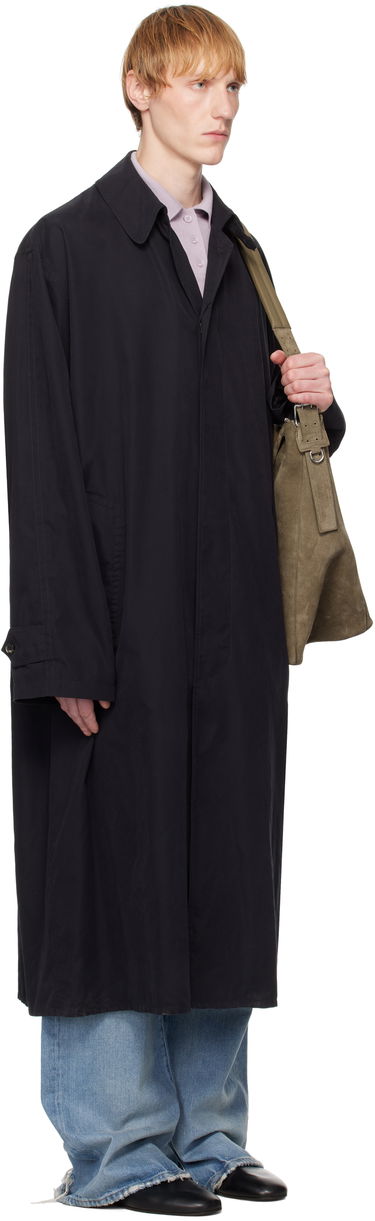 Frakker Maison Margiela Black Peached Trench Coat Sort | S51AH0184 M35137, 4