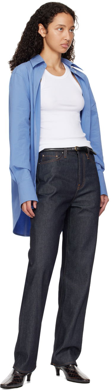 Bælter TOTEME TOTEME Thin Leather Trouser Belt Sort | 244-WAM877-LE0025, 2