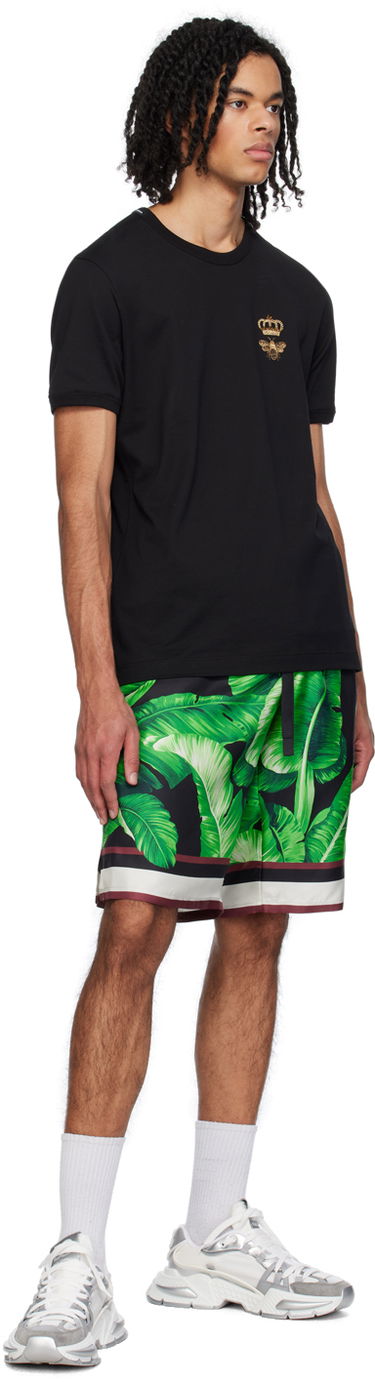 Shorts Dolce & Gabbana Printed Shorts Grøn | GV37ATIS1SG, 3