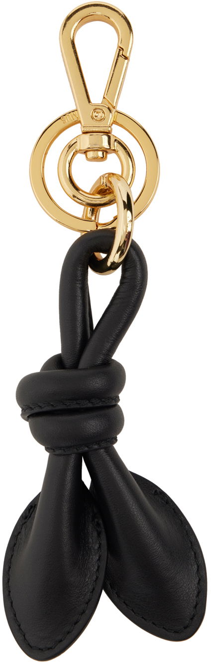 Nøgleringe Jacquemus Les Classiques 'Le Porte-cles Tournis' Keychain Sort | 24E241SL135-3060, 0