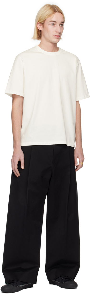 T-shirt Studio Nicholson Studio Nicholson Bric T-Shirt Hvid | BRIC SNM - 1326, 3