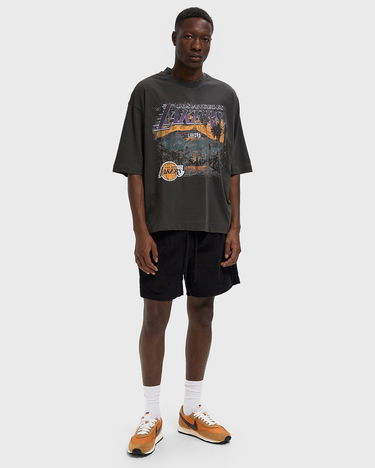 T-shirt New Era Los Angeles Lakers Washed Graphic T-Shirt Sort | 60684346, 1
