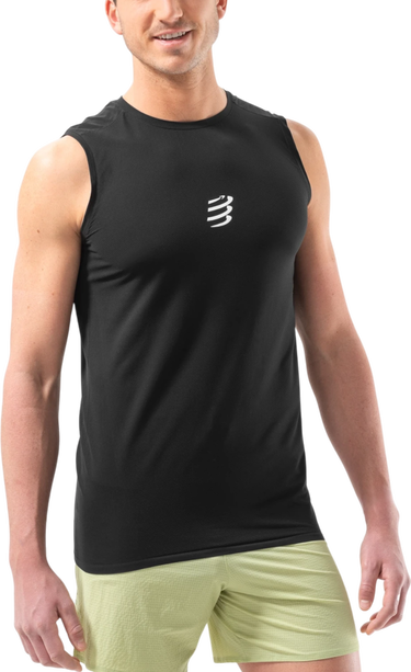 Tanktop Compressport Trail Racing Tank Sort | atsm3849-atsm3849000, 0