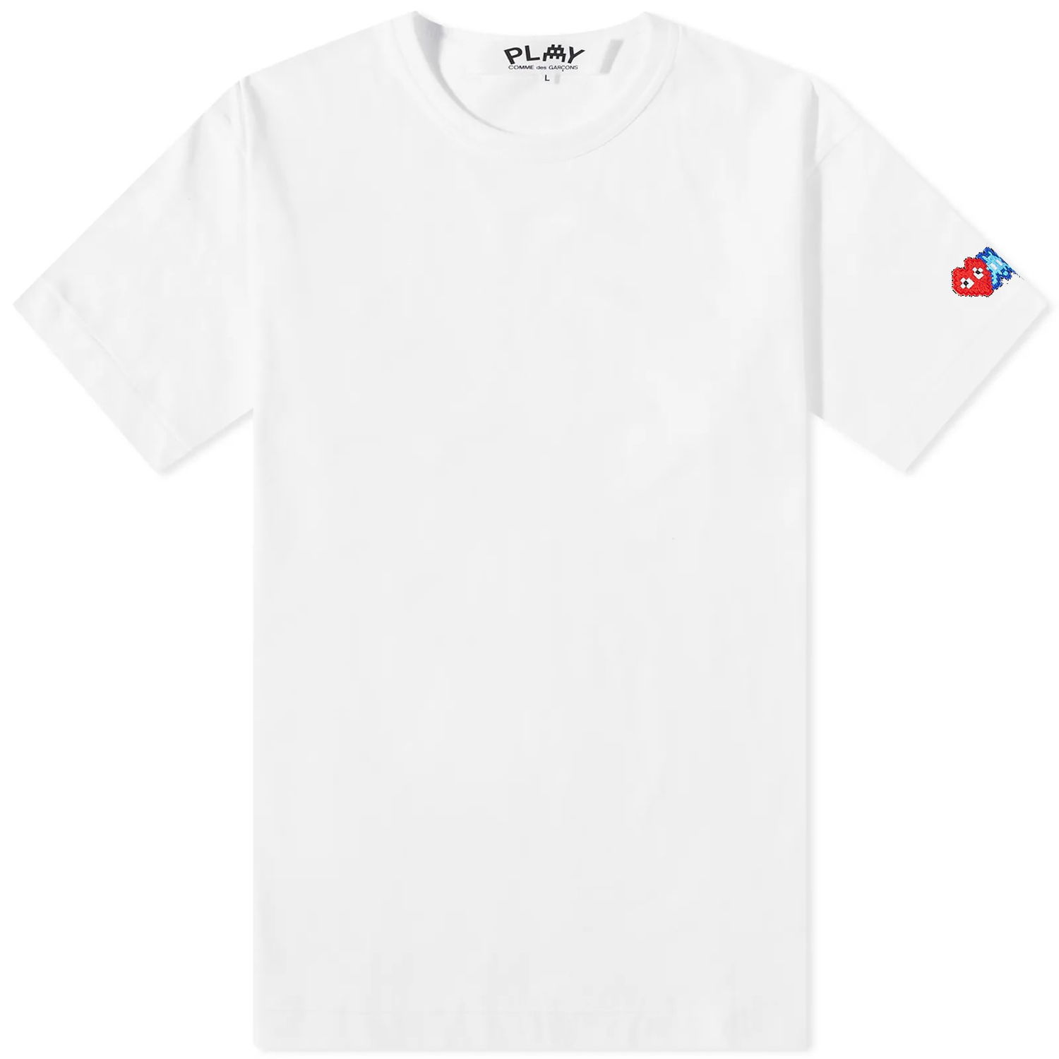 T-shirt Comme des Garçons Invader T-Shirt White Hvid | P1T328-3, 0