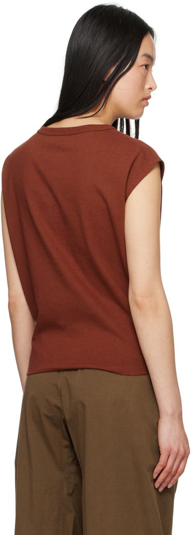 Tanktop LEMAIRE LEMAIRE Cap Sleeve T-Shirt Rød | TO1167 LJ1010, 2