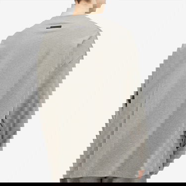 T-shirt Fear of God Essentials Long Sleeve Jersey T-Shirt Grå | 125BT244201F, 3