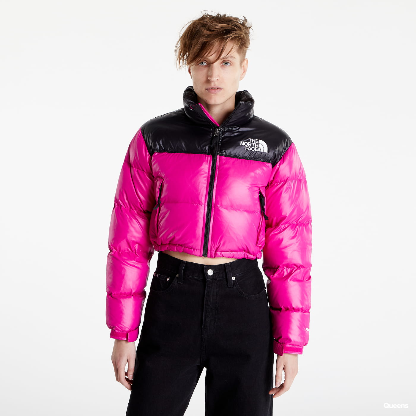 Puffer jakke The North Face Nuptse Short Jacket Lyserød | NF0A5GGE1461, 0
