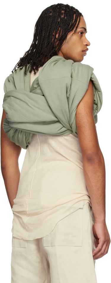 Tanktop Rick Owens Rick Owens Hollywood Triple Donut Top Beige | RU01E5432 JA, 2