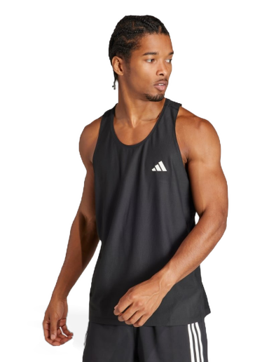 Tanktop adidas Performance Own The Run Tank Top Mørkeblå | IN1499