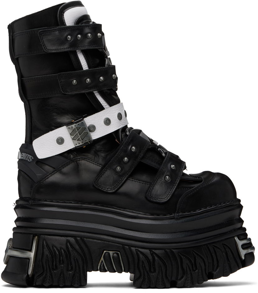 Tøj VETEMENTS Vetements New Rock Edition Gamer Boots Sort | UA65BO100W