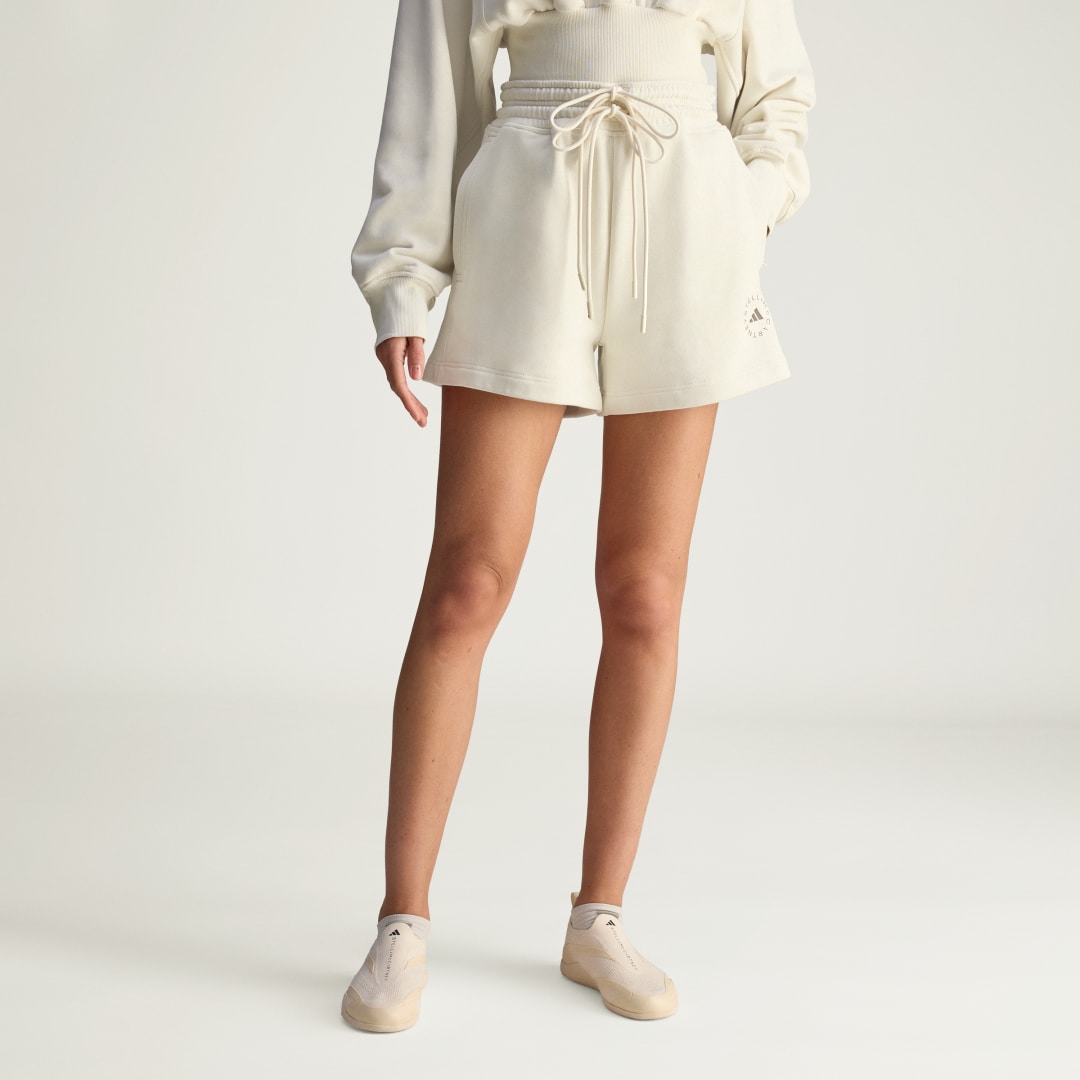 Shorts adidas Performance adidas by Stella McCartney TrueCasuals Terry Shorts Beige | JX6786, 0