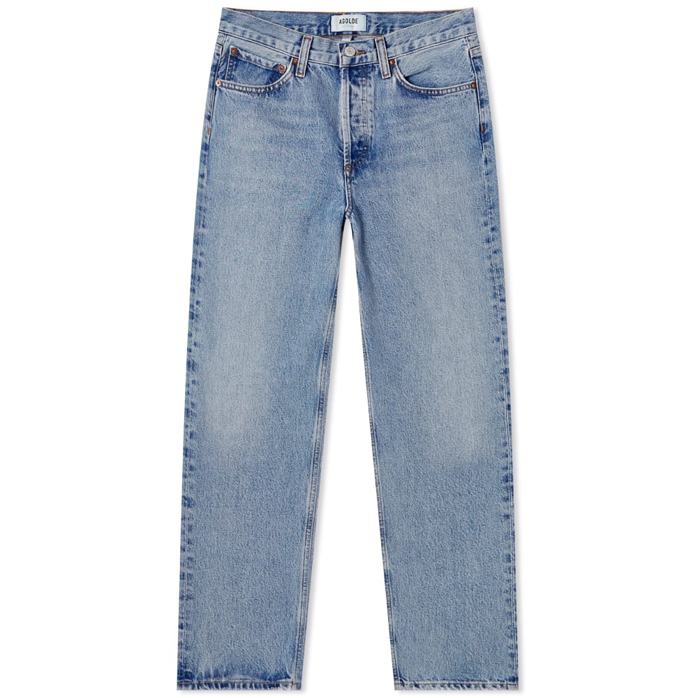 Jeans AGOLDE Wyman Mid Rise Boyfriend Jeans Blå | A9072-1206, 0