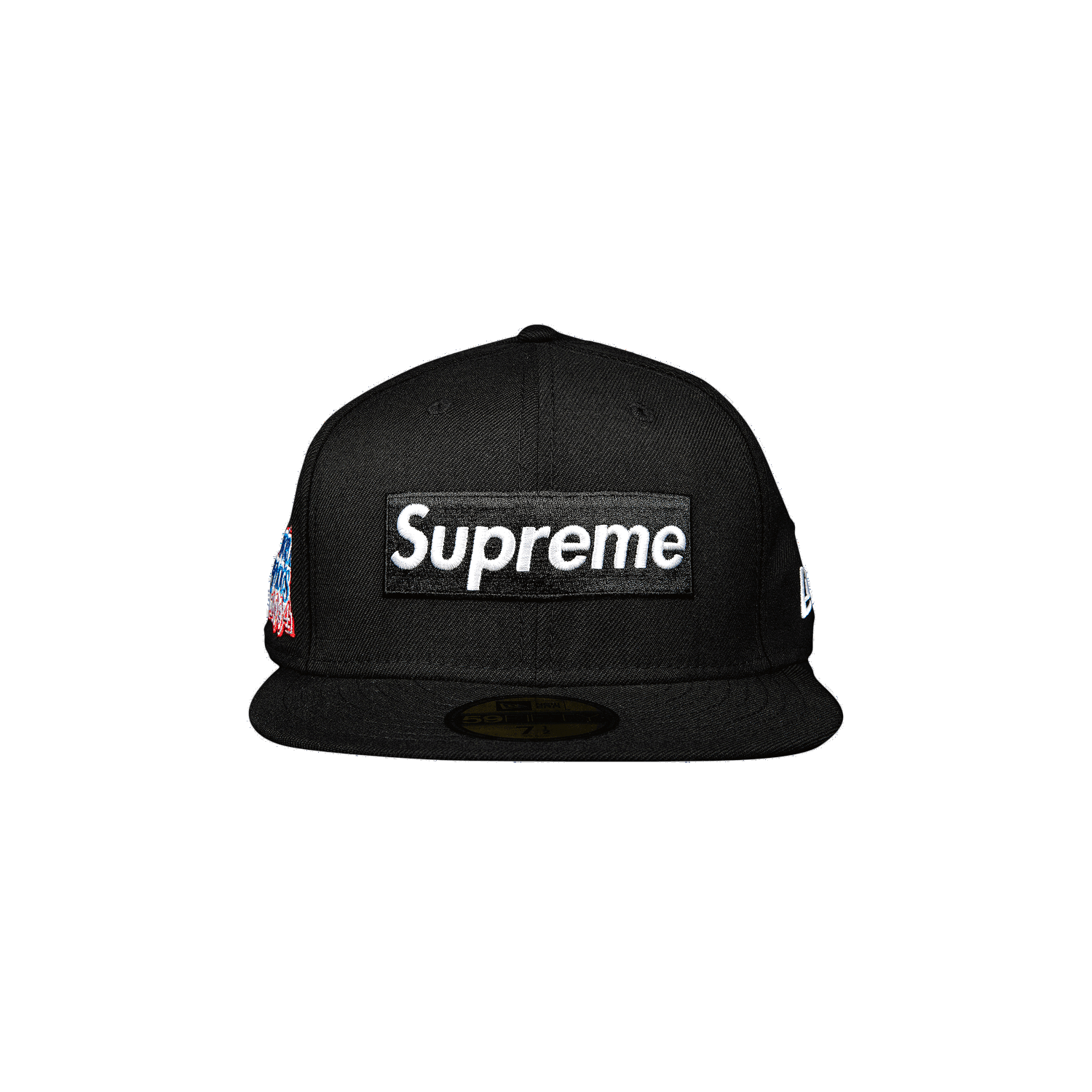 Kasket Supreme World Famous Box Logo New Era Sort | FW20H77 BLACK, 0