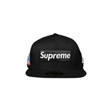 Kasket Supreme World Famous Box Logo New Era Sort | FW20H77 BLACK, 0