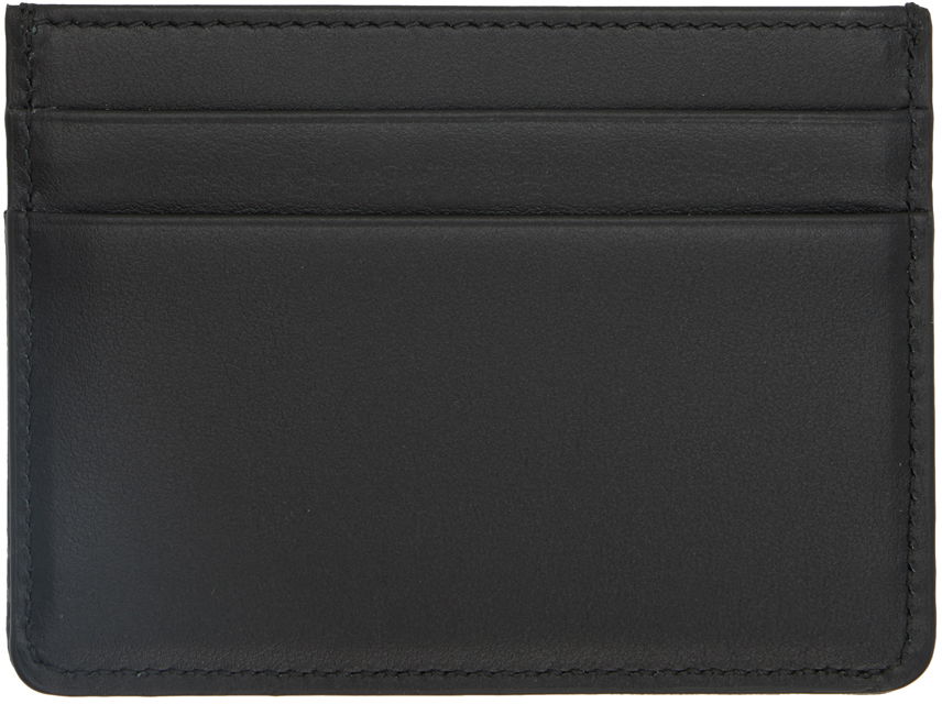Tegnebog Dolce & Gabbana Black Jacquard Card Holder Sort | BP0330AJ705, 1