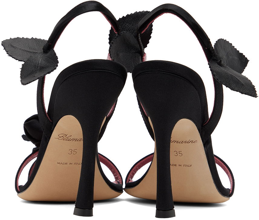 Tilbehør Blumarine Blumarine Sofia 120 Heeled Sandals Sort | 6A4513T038022222, 1