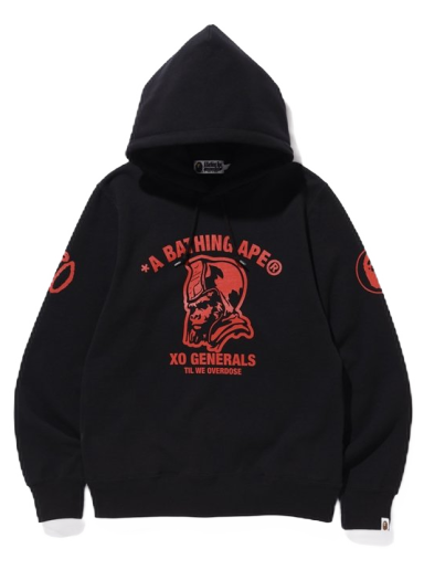 Sweatshirt BAPE XO x General Pullover Hoodie Sort | 001PPF731916XBLK