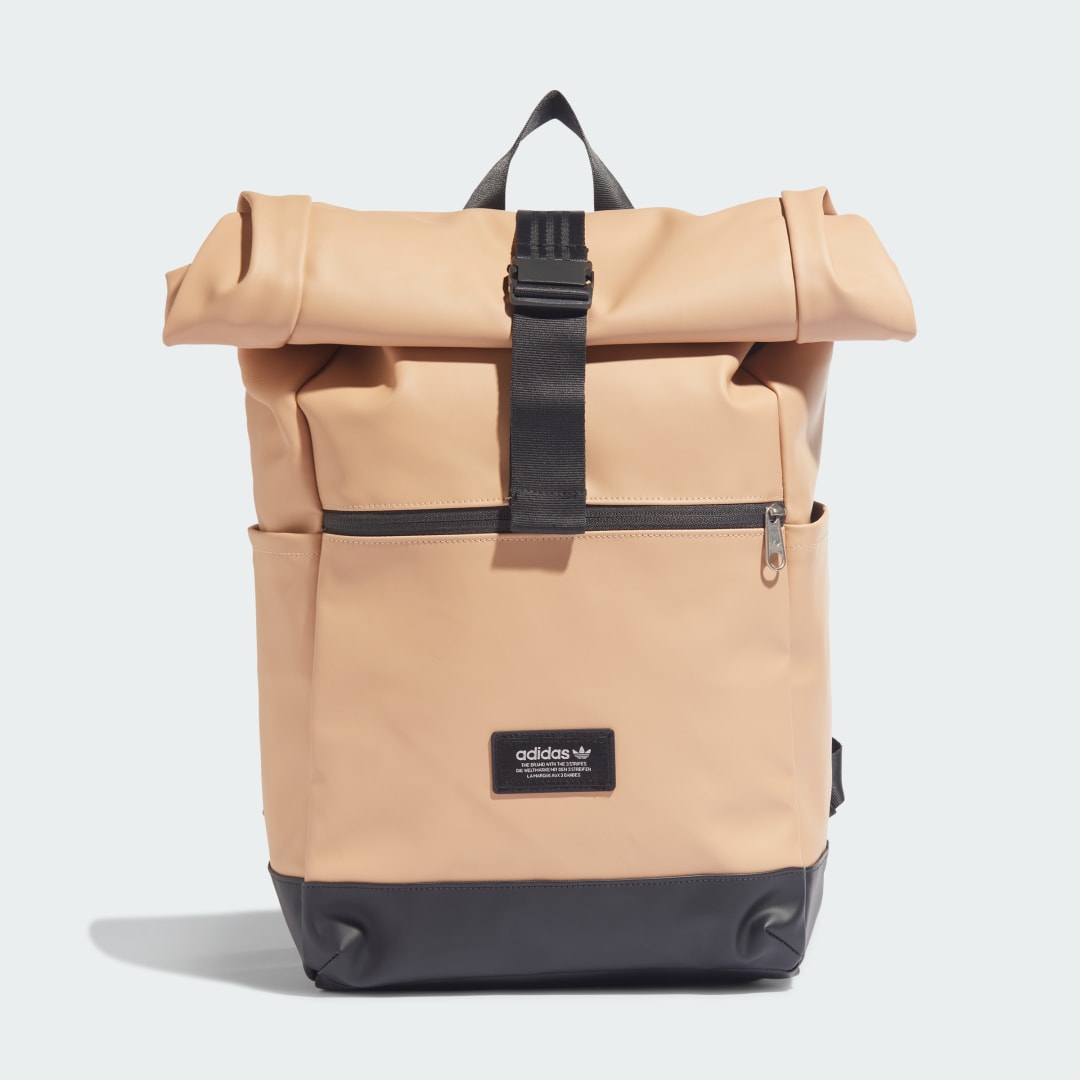 Rygsæk adidas Originals Adicolor Advanced Roll-Top Backpack Beige | HS2618, 0