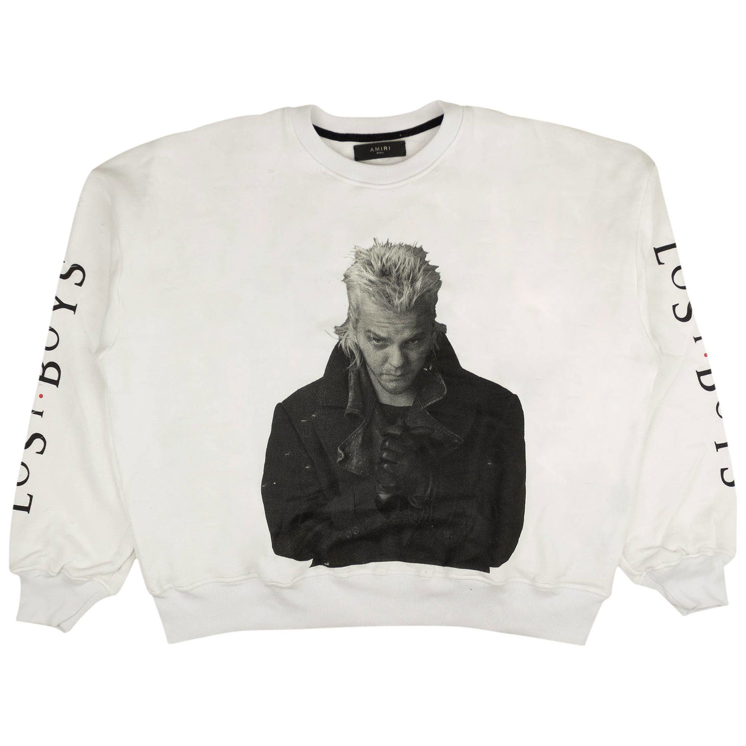 Sweatshirt AMIRI Lost Boys Loose Fit Crewneck Sweatshirt' Hvid | MKCRW LOBWHT WHIT, 1