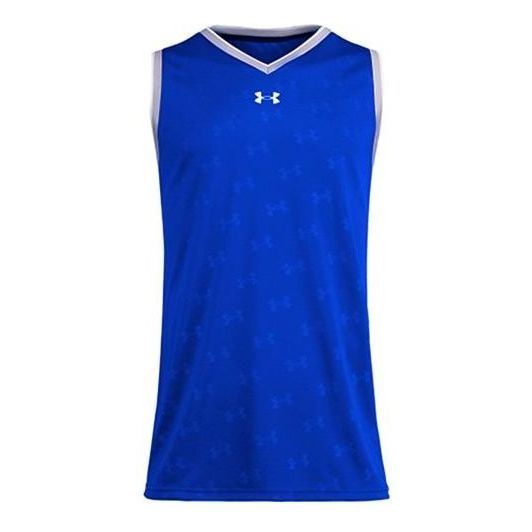 Tanktop Under Armour Sleeveless Logo Basketball Jersey Blå | 21500102-400