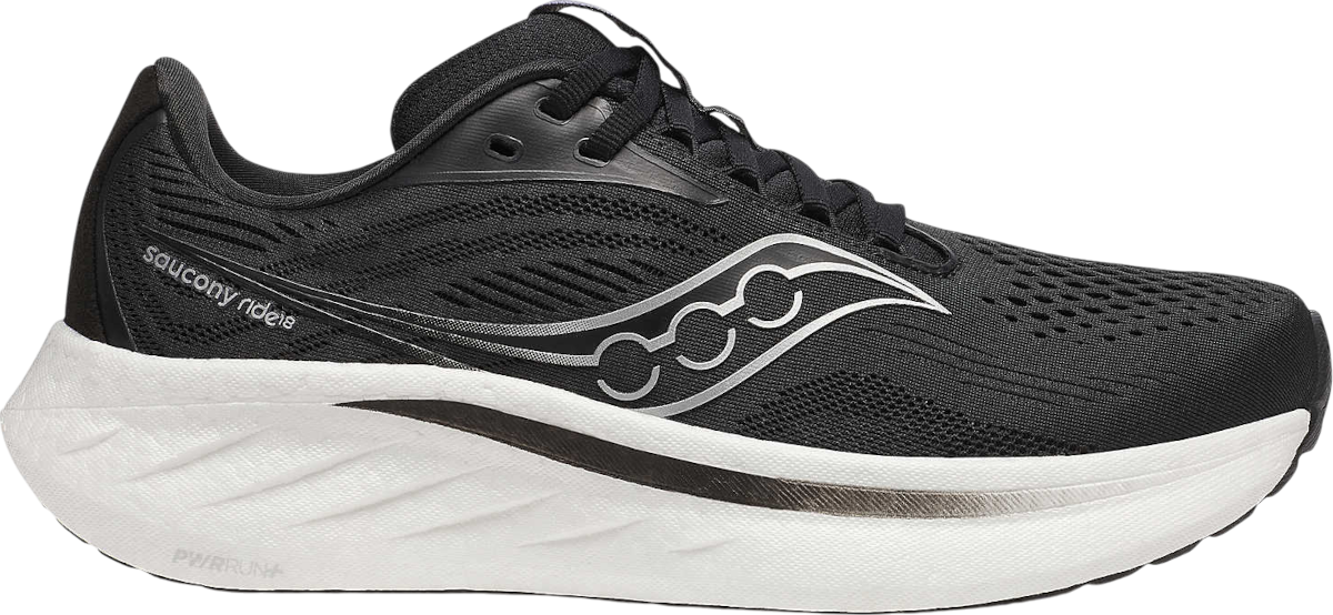 Sneakers og sko Saucony RIDE 18 Wide Sort | s11001-100, 0