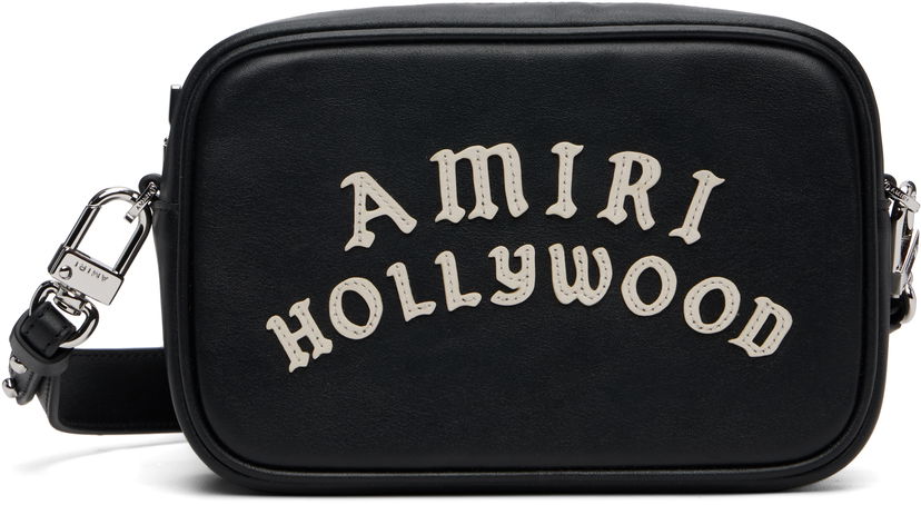 Skuldertaske AMIRI AMIRI Hollywood Camera Bag Sort | AMBGCM1028