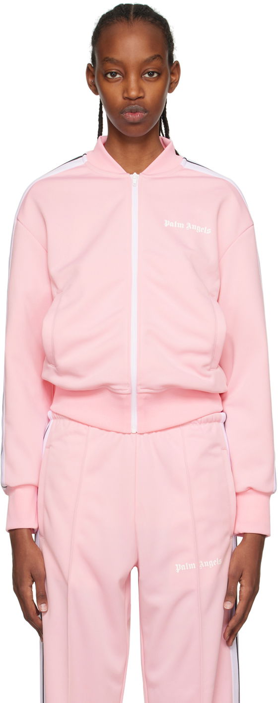 Træningsdragt Palm Angels Palm Angels Striped Track Jacket Lyserød | PWBD025C99FAB0013401, 0