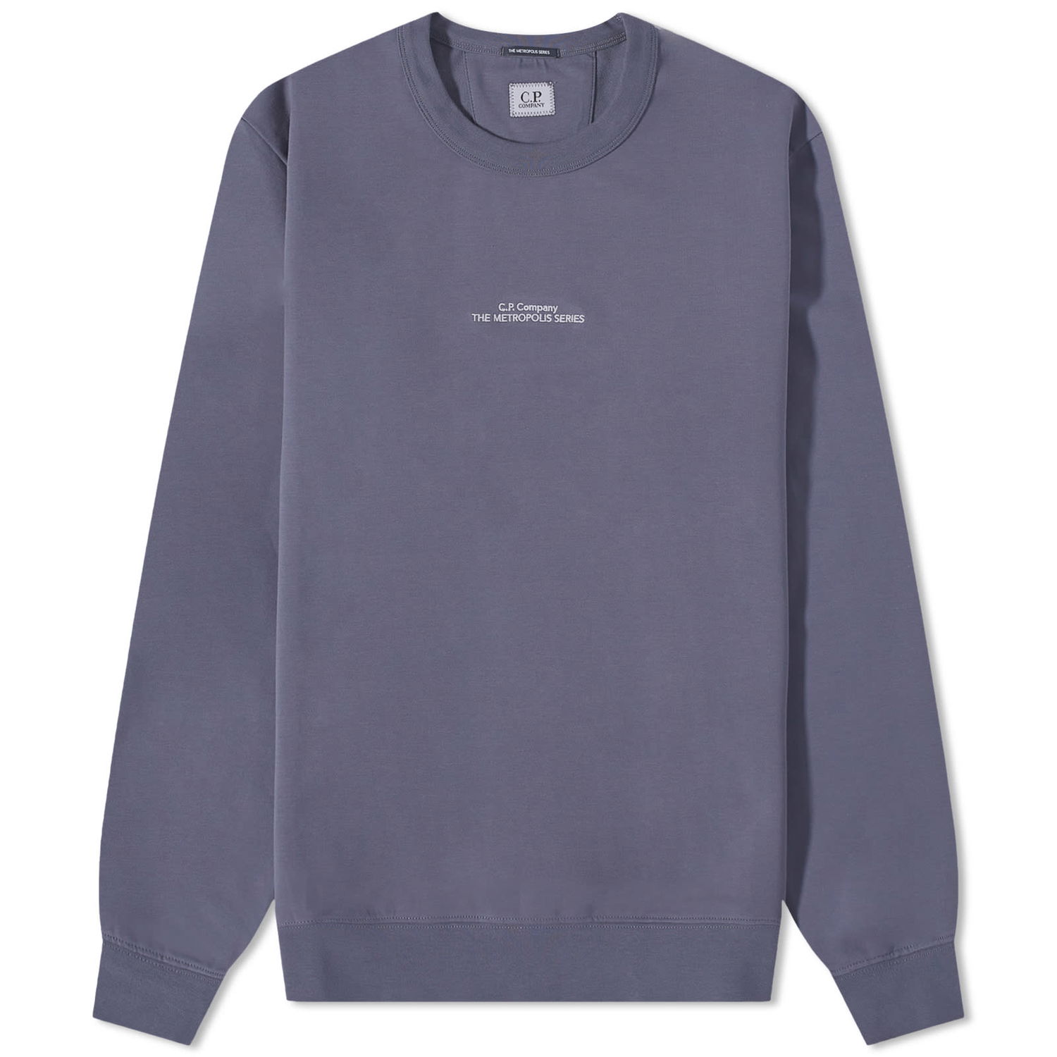 Sweatshirt C.P. Company Metropolis Centre Logo Crew Sweat Blå | 14CMSS229A-006452W-884, 0