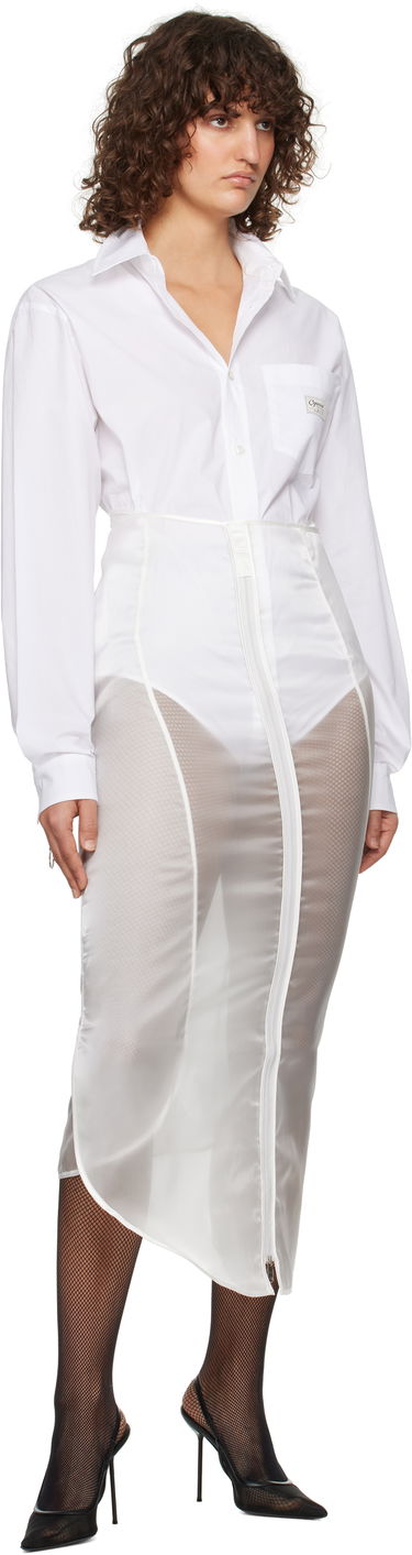 Nederdel Coperni Coperni Organza Maxi Skirt Hvid | COPJ68F3014, 3