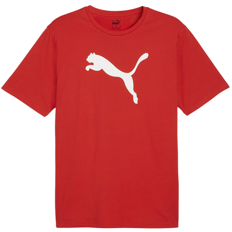 T-shirt Puma teamRISE Logo Jersey Cotton Rød | 658705-01