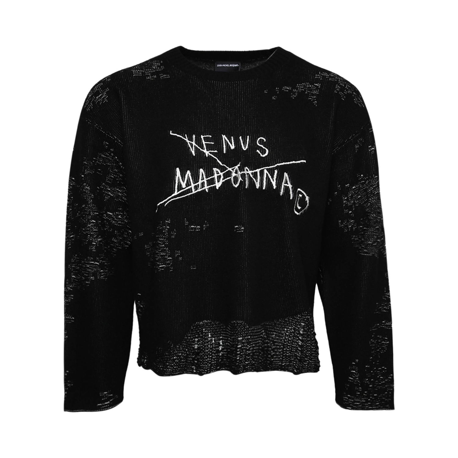 Sweater MISBHV Basquiat Edition Venus Madonna Destroyed Knit Sort | 122U700B, 1