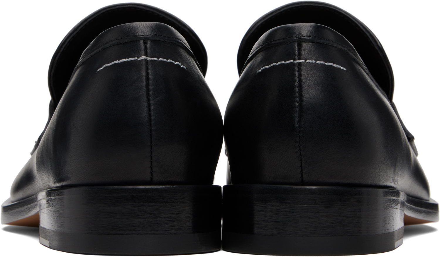 Sneakers og sko Maison Margiela MM6 Maison Margiela New Classic Stitch Loafers Sort | S59WR0096 P5000, 1