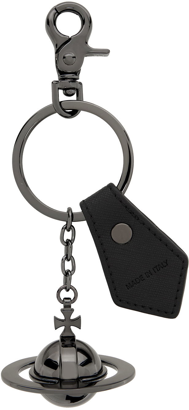 Nøgleringe Vivienne Westwood 3D Orb Keychain Sort | 8203010EU-OM0009-, 1