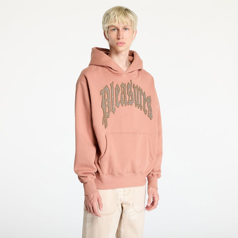 Sweatshirt Pleasures Twitch Studded Hoodie Clay Orange | P24F043 CLAY