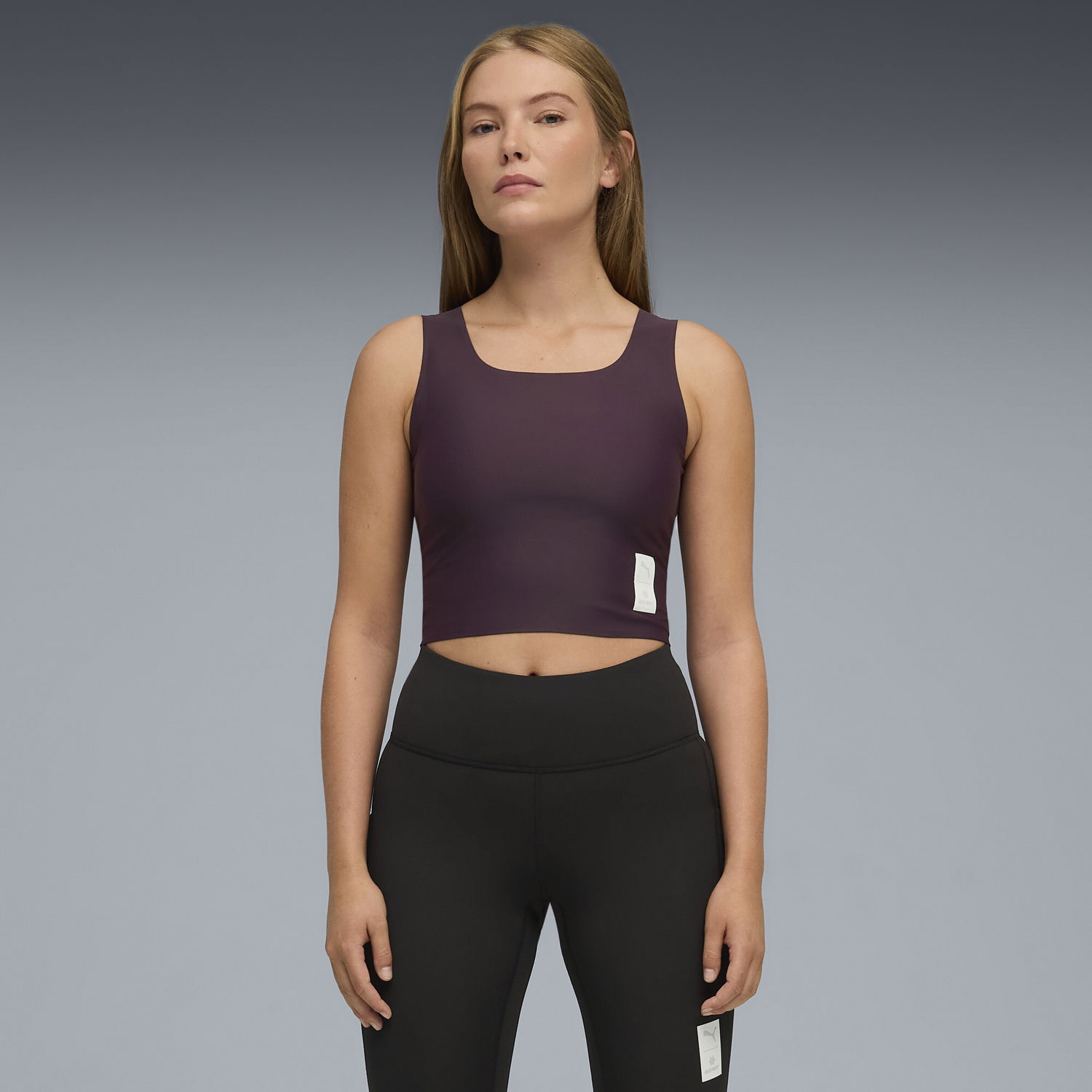 Crop top Puma PUMA x SAYSKY Crop Running Tank Top Lilla | 527559_88, 0