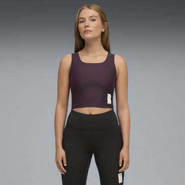 Crop top Puma PUMA x SAYSKY Crop Running Tank Top Lilla | 527559_88, 0