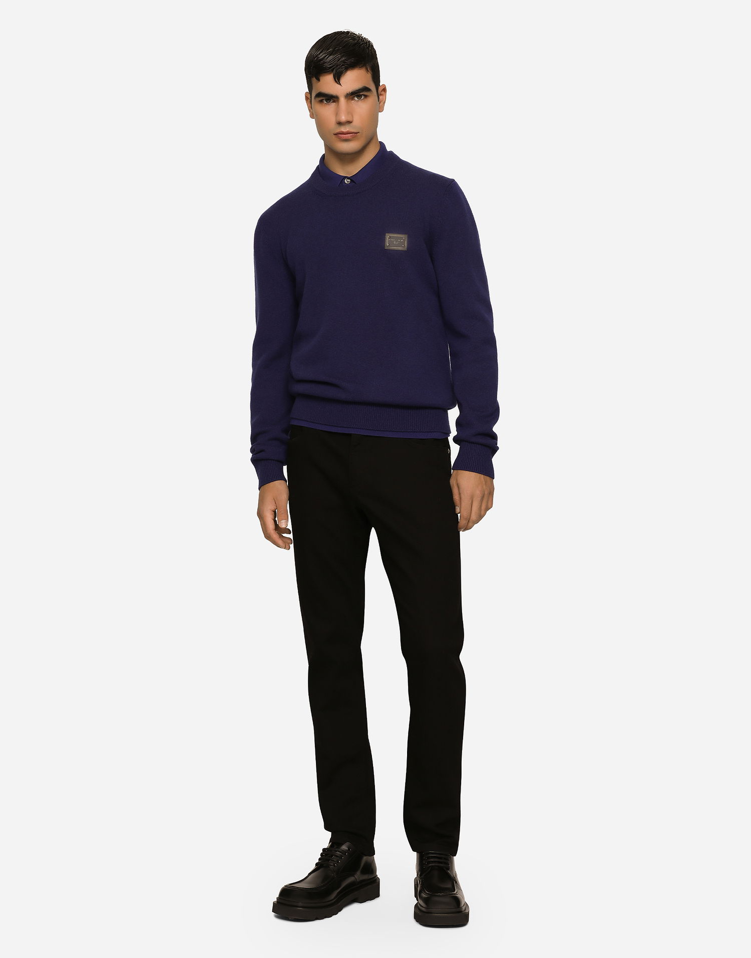 Jeans Dolce & Gabbana Regular-Fit Stretch Jeans Sort | GYJCCDG8GW6S9001, 1