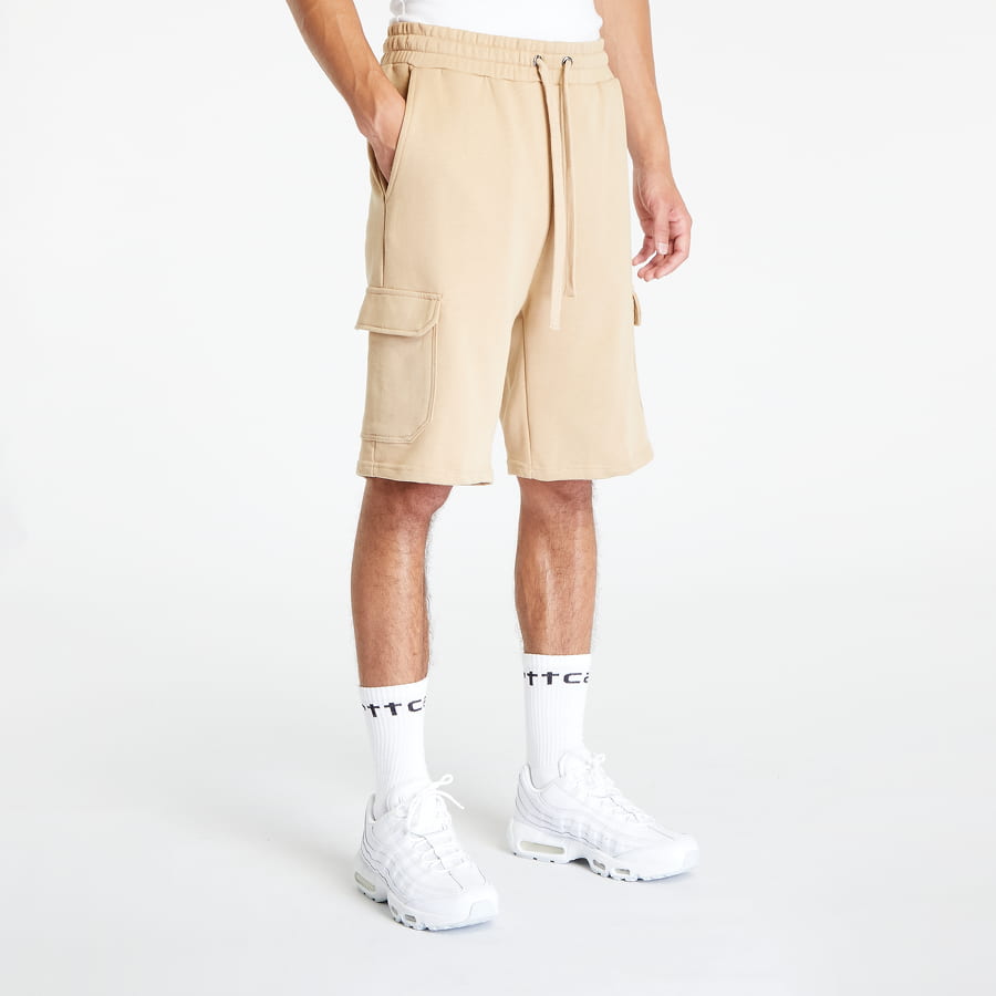 Shorts Urban Classics Organic Cargo Sweatshorts Beige | TB4144-03738, 0