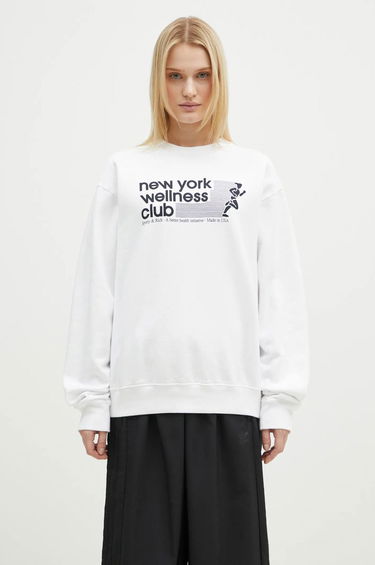 Sweater Sporty & Rich Sporty & Rich USA Wellness Club Sweatshirt Hvid | ST071506128WH01, 0