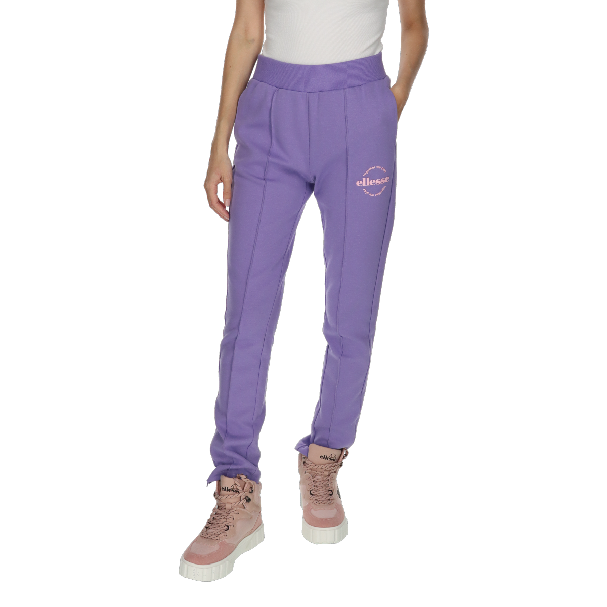 Joggingbukser Ellesse Open Hem Track Pants Lilla | ELA231F101-07, 0