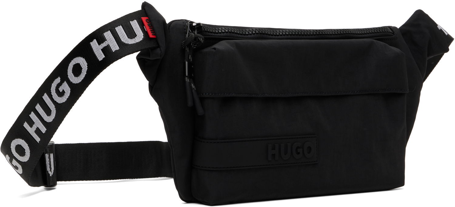 Taljetaske BOSS Logo Patch Belt Bag Sort | 50541968, 1