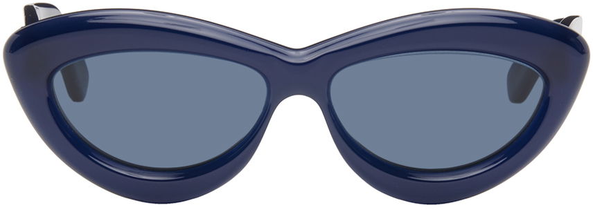 Solbriller Loewe Blue Cat-Eye Sunglasses Mørkeblå | LW40096IW5490V 192337119972, 0