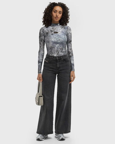 Jeans Diesel 1978 D-AKEMI Wide Leg Jeans M Sort | A03625-0CLBG-02, 1