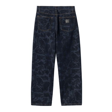 Jeans Carhartt WIP Relaxed Fit Printed Cotton Canvas Pants Blå | I033755_3, 5
